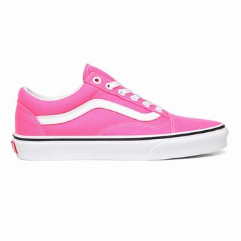 Női Vans Neon Old Skool Tornacipő VA9376145 Rózsaszín/Fehér